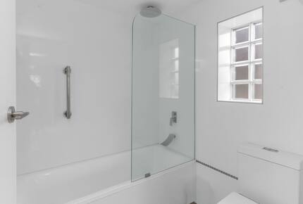 Second bathroom for downstairs guests