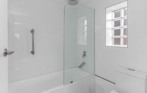 Second bathroom for downstairs guests