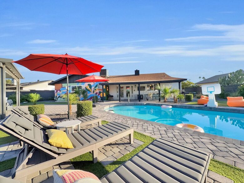 Modern Tempe Retreat with Heated Pool & Designer Backyard - Tempe, Arizona