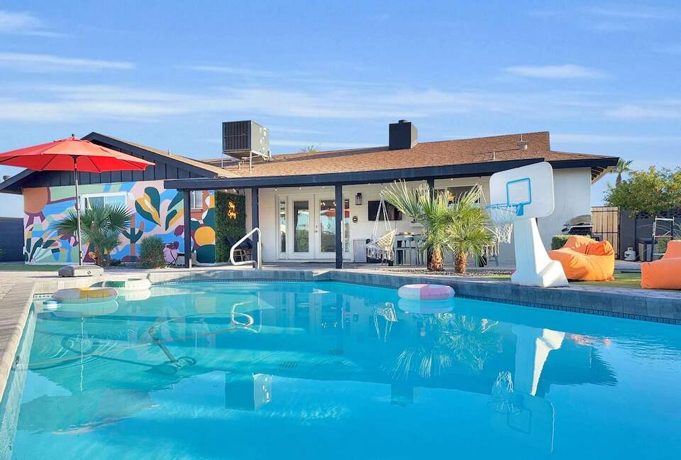 Modern Tempe Retreat with Heated Pool & Designer Backyard - Tempe, Arizona