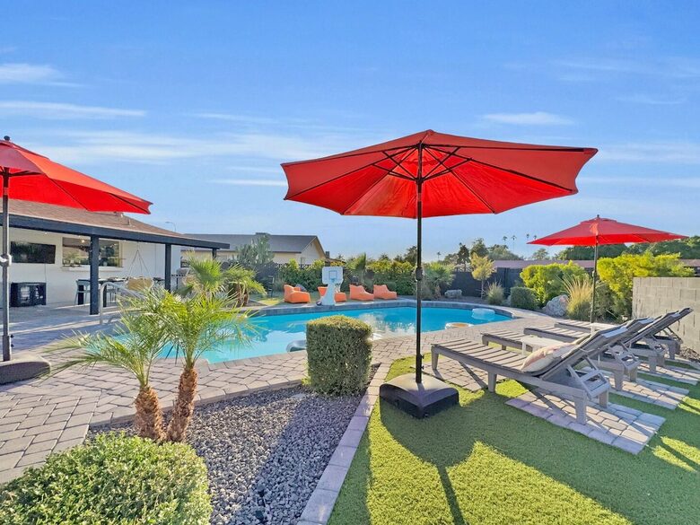 Modern Tempe Retreat with Heated Pool & Designer Backyard - Tempe, Arizona