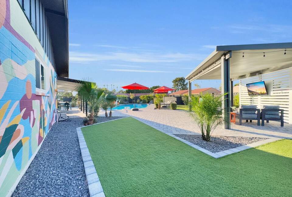 Modern Tempe Retreat with Heated Pool & Designer Backyard - Tempe, Arizona