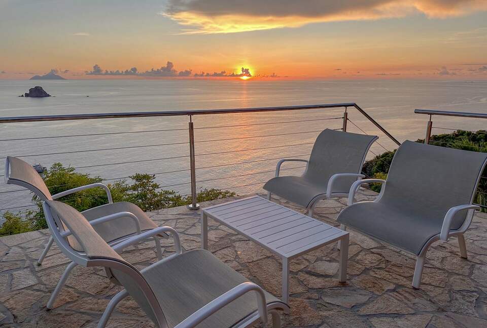 Hillside Elegance with Panoramic Caribbean Views - Colombier, Saint Barthélemy