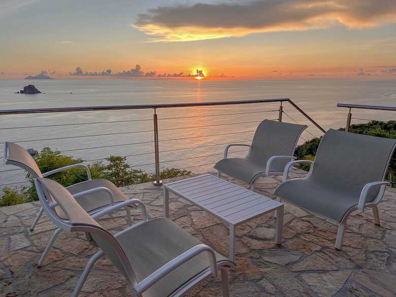 Hillside Elegance with Panoramic Caribbean Views - Colombier, Saint Barthélemy