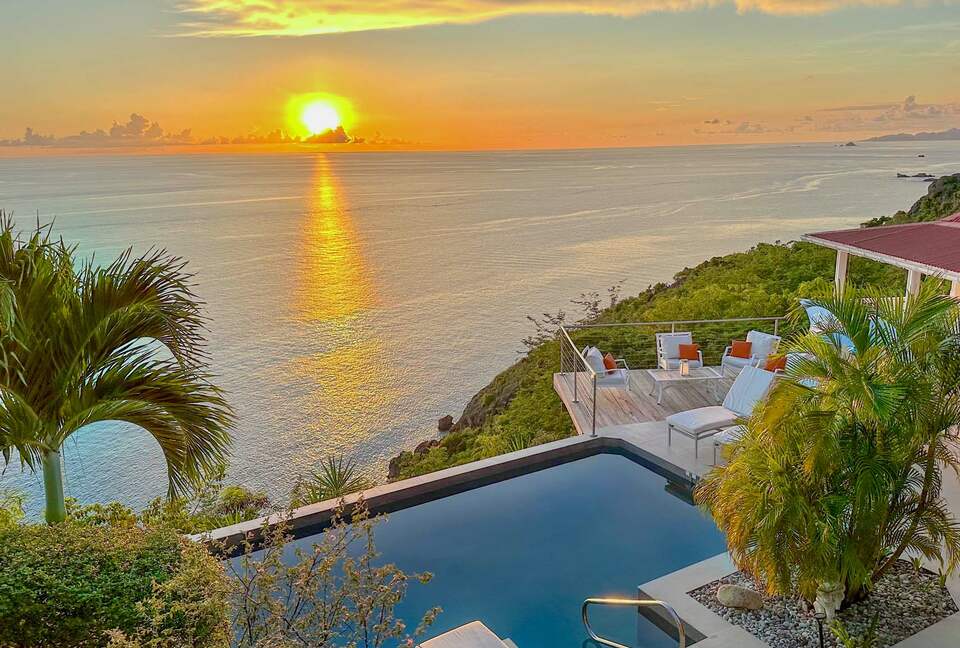 Hillside Elegance with Panoramic Caribbean Views - Colombier, Saint Barthélemy