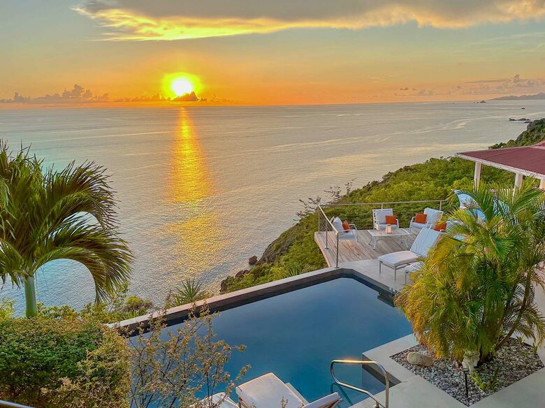 Hillside Elegance with Panoramic Caribbean Views - Colombier, Saint Barthélemy