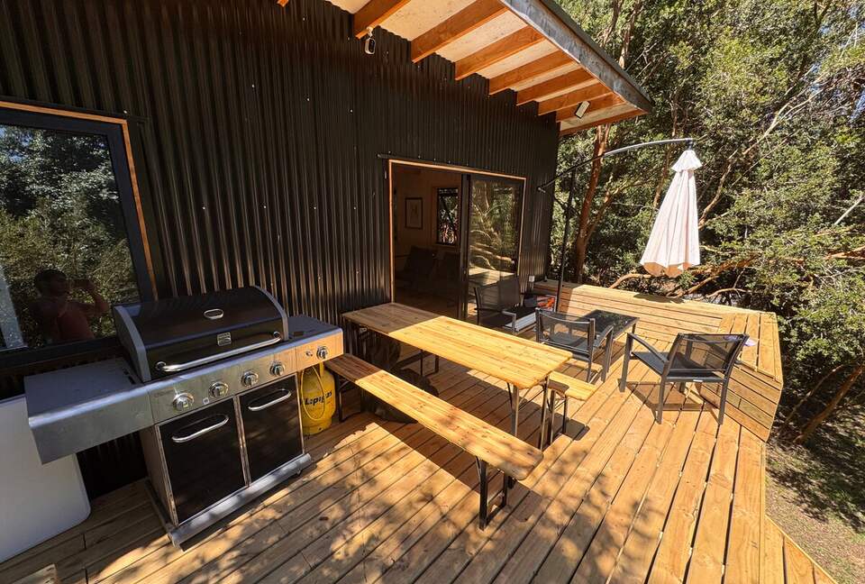 Cozy Forest Cabin Steps from Epulafquen Beach - El Ranco Province, Chile