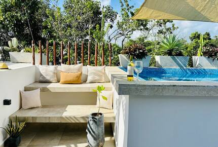 Contemporary Tulum Retreat Near the Ruins with Private Rooftop Pool - Tulum, Mexico