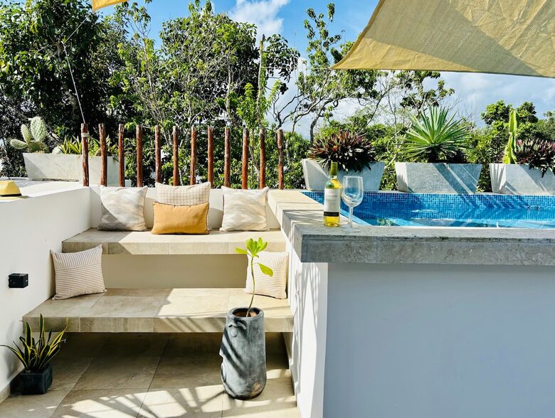 Contemporary Tulum Retreat Near the Ruins with Private Rooftop Pool - Tulum, Mexico