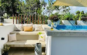 Contemporary Tulum Retreat Near the Ruins with Private Rooftop Pool - Tulum, Mexico