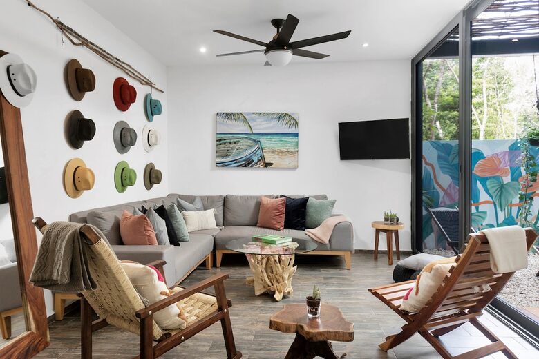 Contemporary Tulum Retreat Near the Ruins with Private Rooftop Pool - Tulum, Mexico