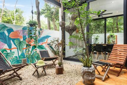 Contemporary Tulum Retreat Near the Ruins with Private Rooftop Pool - Tulum, Mexico