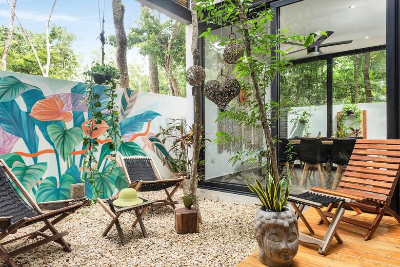 Contemporary Tulum Retreat Near the Ruins with Private Rooftop Pool - Tulum, Mexico