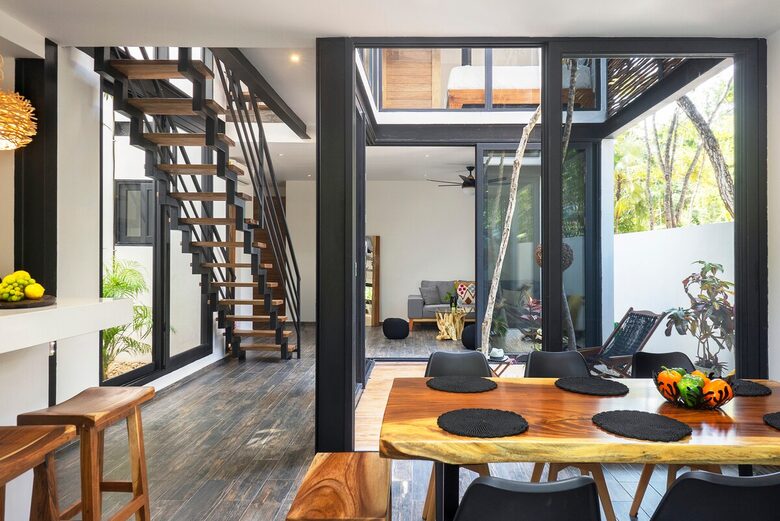 Contemporary Tulum Retreat Near the Ruins with Private Rooftop Pool - Tulum, Mexico