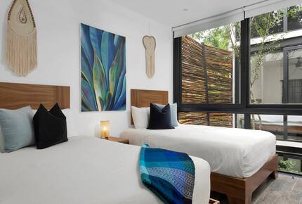 Contemporary Tulum Retreat Near the Ruins with Private Rooftop Pool - Tulum, Mexico