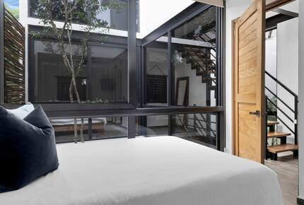 Contemporary Tulum Retreat Near the Ruins with Private Rooftop Pool - Tulum, Mexico