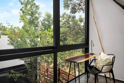 Contemporary Tulum Retreat Near the Ruins with Private Rooftop Pool - Tulum, Mexico