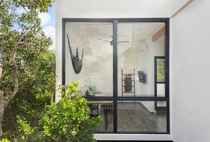 Contemporary Tulum Retreat Near the Ruins with Private Rooftop Pool - Tulum, Mexico