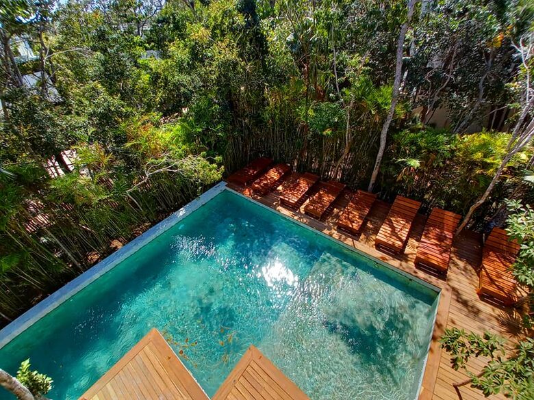 Contemporary Tulum Retreat Near the Ruins with Private Rooftop Pool - Tulum, Mexico