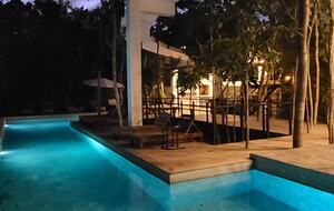 Contemporary Tulum Retreat Near the Ruins with Private Rooftop Pool - Tulum, Mexico