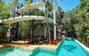 Contemporary Tulum Retreat Near the Ruins with Private Rooftop Pool - Tulum, Mexico