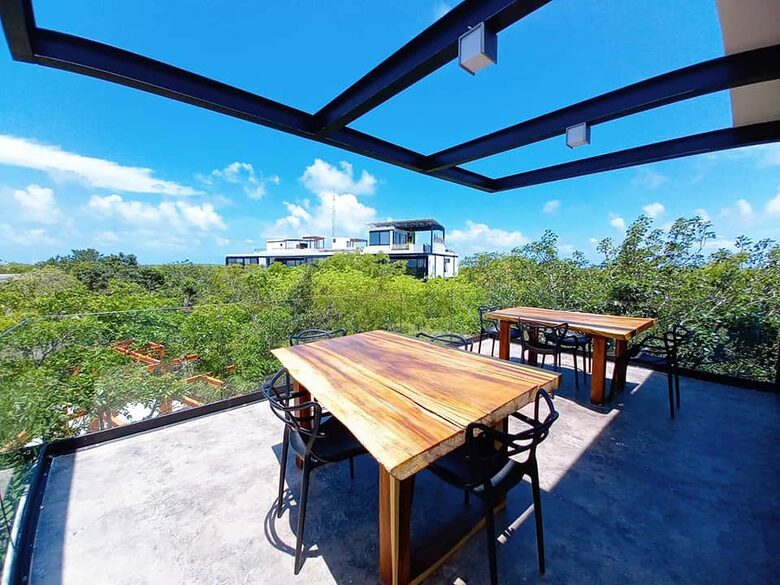 Contemporary Tulum Retreat Near the Ruins with Private Rooftop Pool - Tulum, Mexico