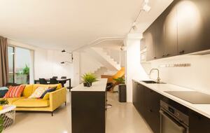 Spacious Two-Level Retreat in Central Barcelona - Barcelona, Spain