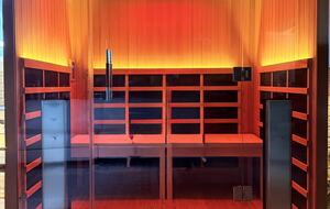Infrared Sauna with Chromotherapy (Downstairs basement)