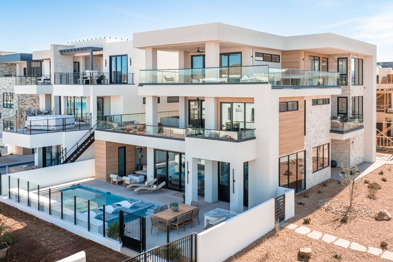 Lagoonfront Luxury Escape with Private Pool & Sky Decks - St. George, Utah