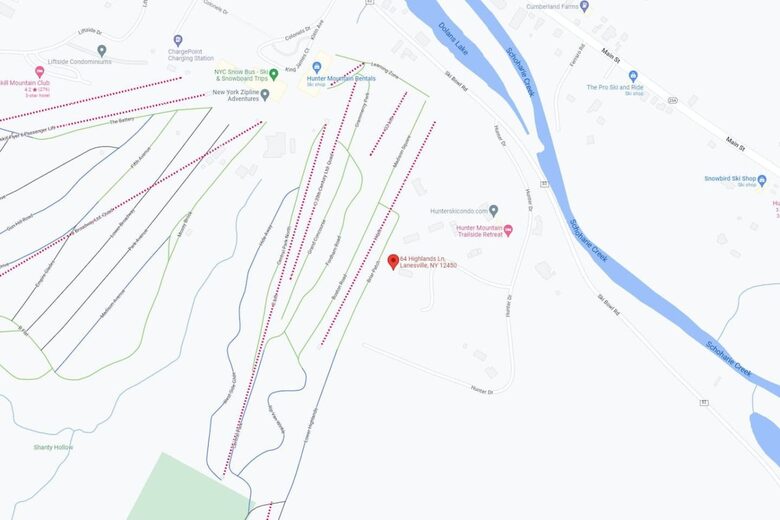 Elegant Mountainside Escape with Direct Hunter Mountain Access - Lanesville, New York