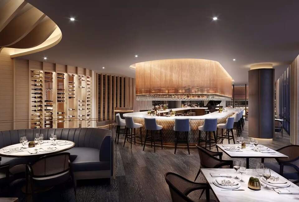 Bellpine restaurant located on the 20th floor