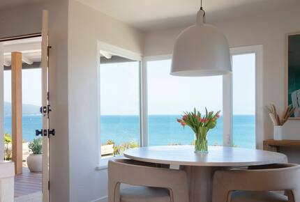 views from kitchen and dining room