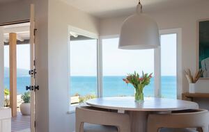 views from kitchen and dining room