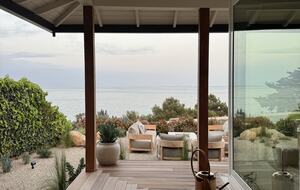 front porch at entry