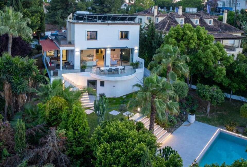 Private Andalusian Villa with Lush Gardens - Marbella, Spain