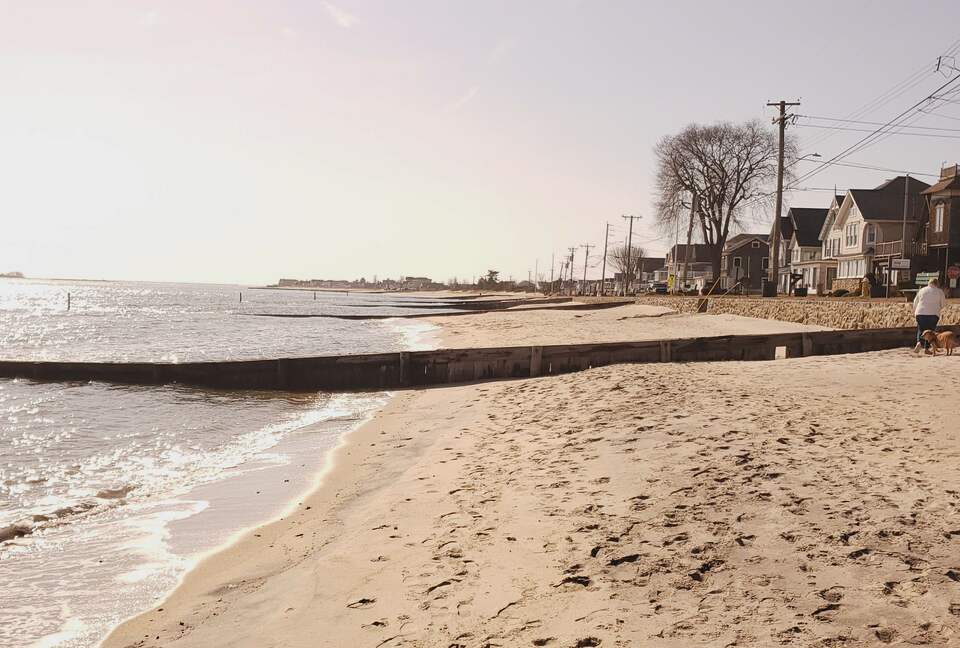 beach within walking distance