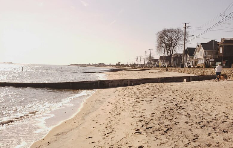 beach within walking distance