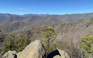 Hiking in Montreat-15 min from house. Trail is called Lookout Mtn
