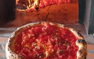 Pizza at our pizza oven