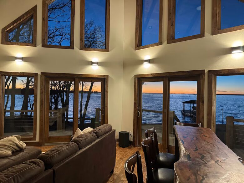 Paradise Cove Lakehouse | Timber-Frame Luxury on the Water - Streetman, Texas