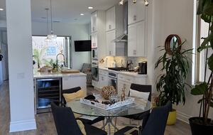 Kitchen and dining table