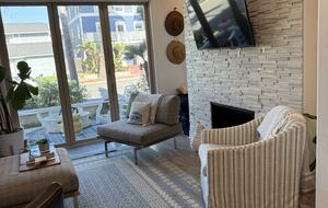 Living room looking out to the street