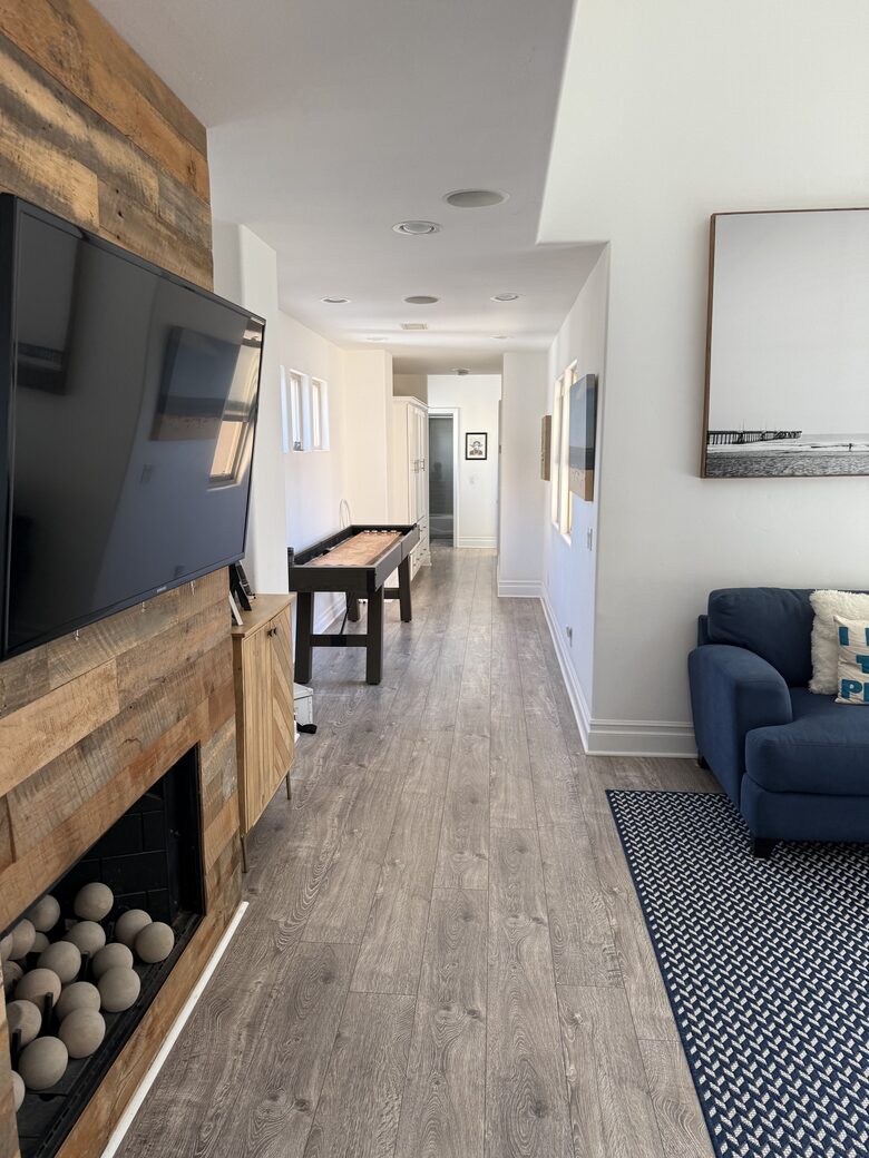 Second Floor Hallway to Two Back Bedrooms and Game